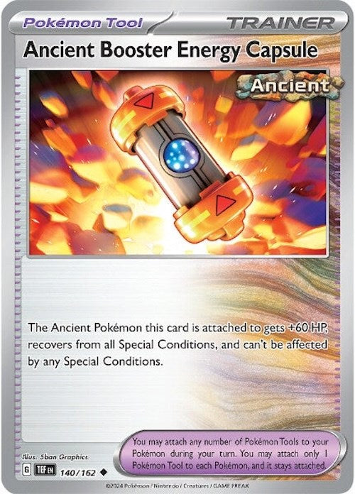 Ancient Booster Energy Capsule (140/162) [Scarlet & Violet: Temporal Forces] | Dumpster Cat Games