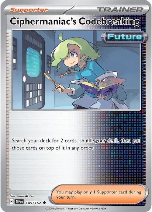 Ciphermaniac's Codebreaking (145/162) [Scarlet & Violet: Temporal Forces] | Dumpster Cat Games
