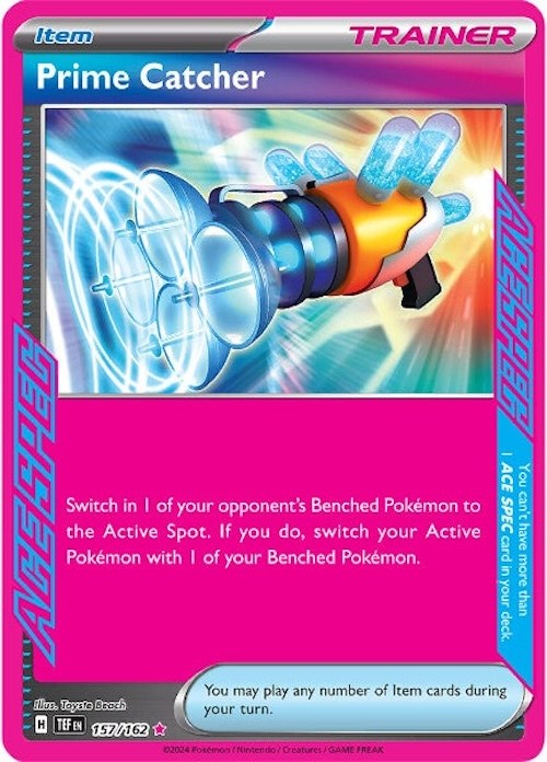 Prime Catcher (157/162) [Scarlet & Violet: Temporal Forces] | Dumpster Cat Games