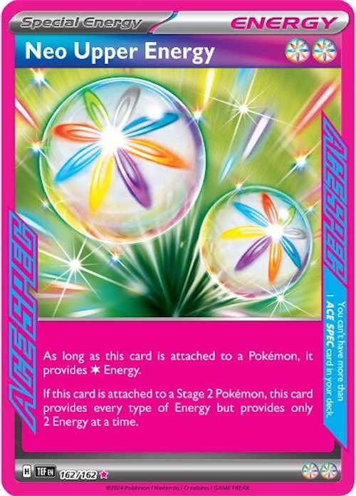 Neo Upper Energy (162/162) [Scarlet & Violet: Temporal Forces] | Dumpster Cat Games