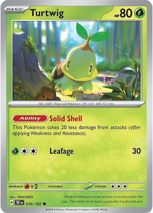 Turtwig (010/162) [Scarlet & Violet: Temporal Forces] | Dumpster Cat Games
