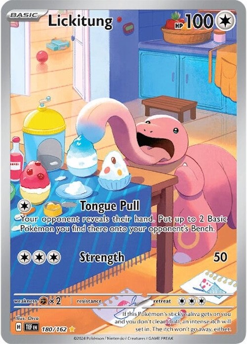 Lickitung (180/162) [Scarlet & Violet: Temporal Forces] | Dumpster Cat Games