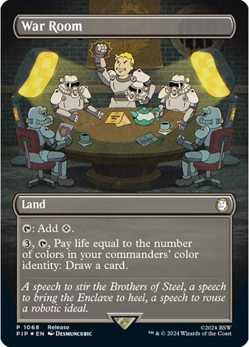 War Room (Borderless) [Fallout Promos] | Dumpster Cat Games