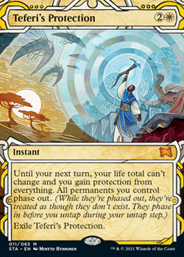 Teferi's Protection (Foil Etched) [Strixhaven: Mystical Archive] | Dumpster Cat Games