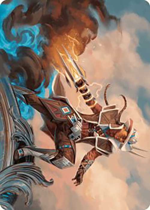 Annie Flash, the Veteran Art Card [Outlaws of Thunder Junction Art Series] | Dumpster Cat Games
