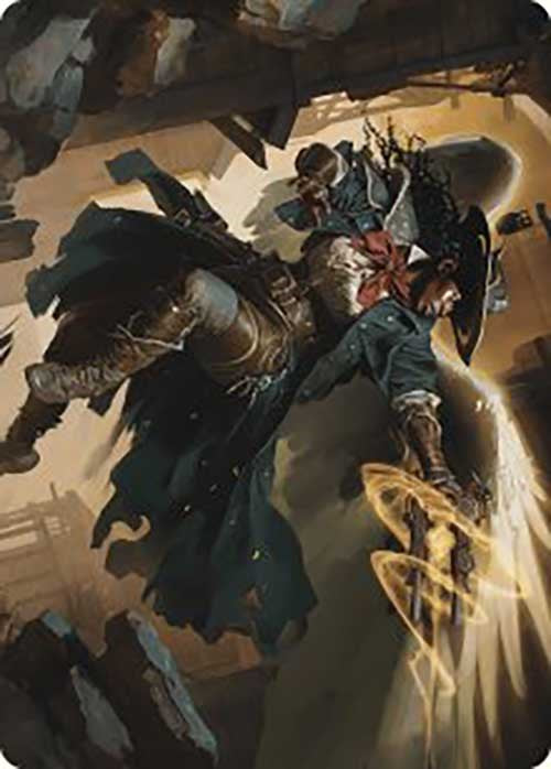 Archangel of Tithes Art Card [Outlaws of Thunder Junction Art Series] | Dumpster Cat Games