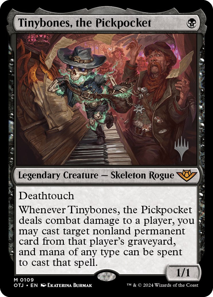 Tinybones, the Pickpocket (Promo Pack) [Outlaws of Thunder Junction Promos] | Dumpster Cat Games