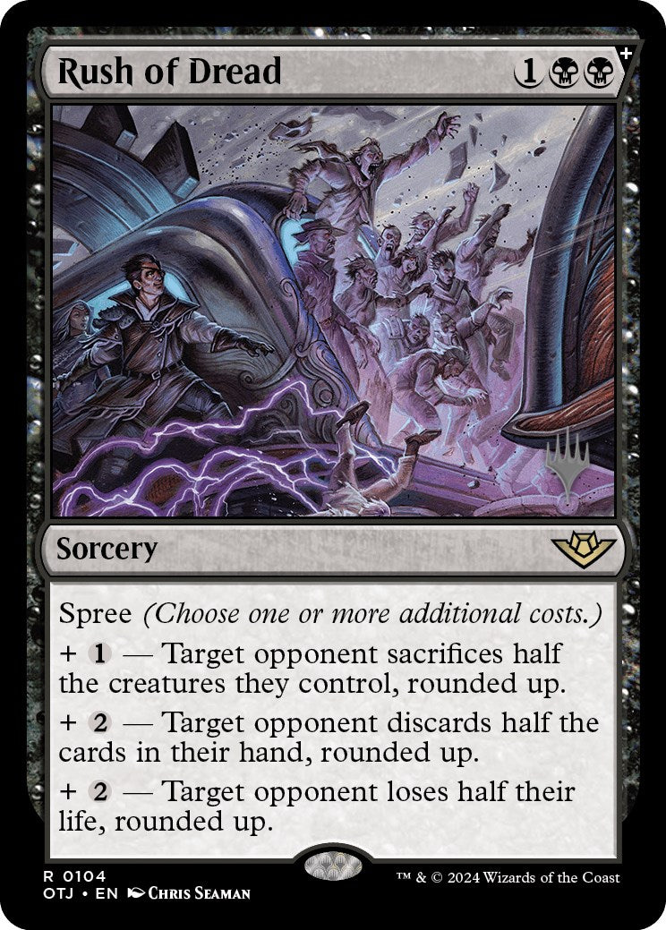 Rush of Dread (Promo Pack) [Outlaws of Thunder Junction Promos] | Dumpster Cat Games