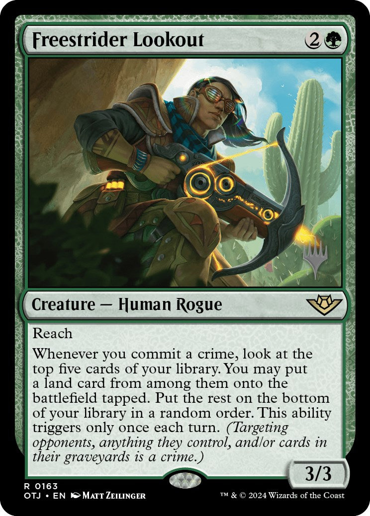 Freestrider Lookout (Promo Pack) [Outlaws of Thunder Junction Promos] | Dumpster Cat Games