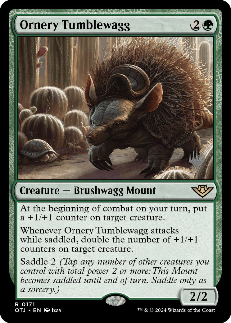 Ornery Tumblewagg (Promo Pack) [Outlaws of Thunder Junction Promos] | Dumpster Cat Games