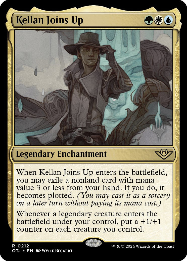Kellan Joins Up (Promo Pack) [Outlaws of Thunder Junction Promos] | Dumpster Cat Games
