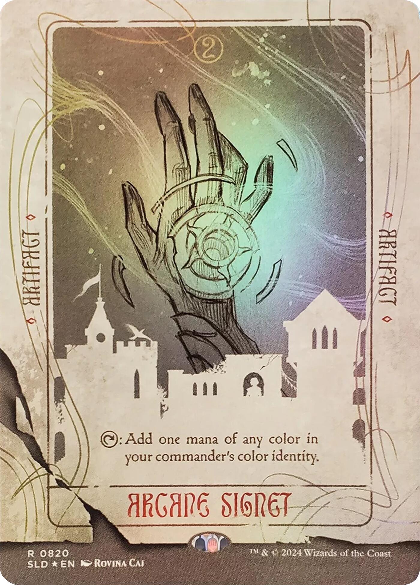 Arcane Signet (0820) (Rainbow Foil) [Secret Lair Drop Series] | Dumpster Cat Games