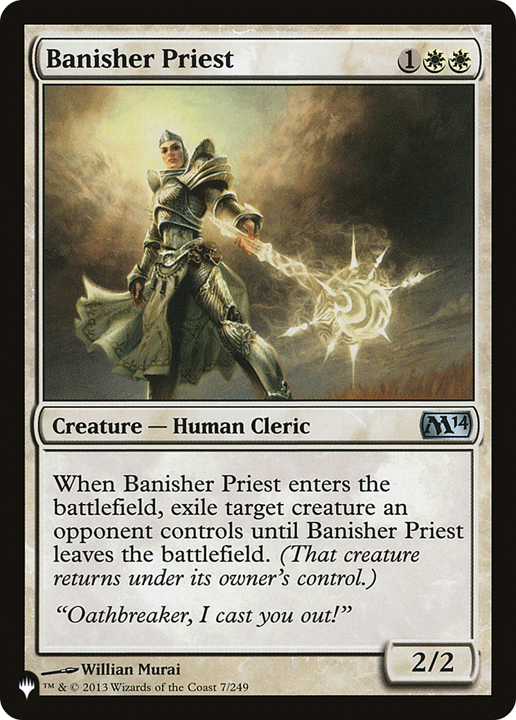 Banisher Priest [The List] | Dumpster Cat Games