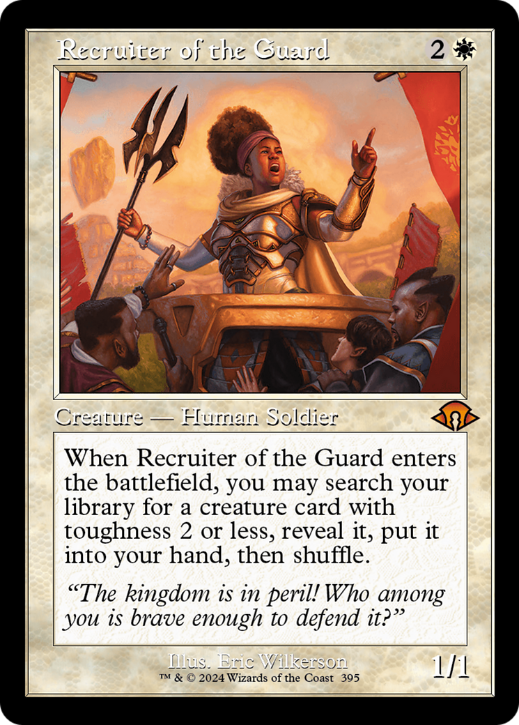 Recruiter of the Guard (Retro) [Modern Horizons 3] | Dumpster Cat Games