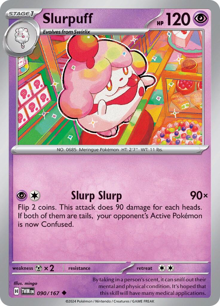 Slurpuff (090/167) [Scarlet & Violet: Twilight Masquerade] | Dumpster Cat Games