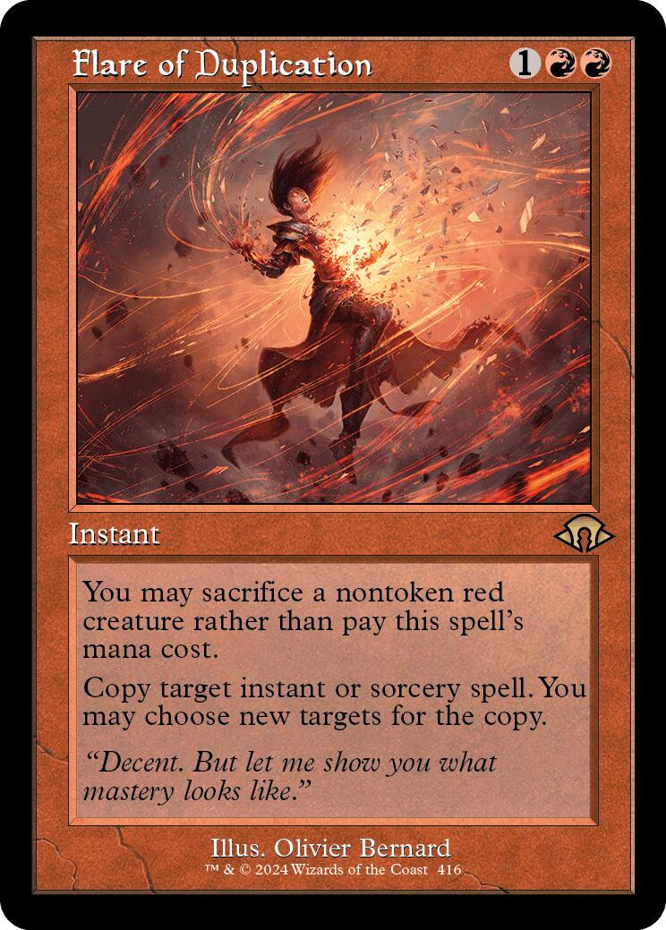 Flare of Duplication (Retro) [Modern Horizons 3] | Dumpster Cat Games