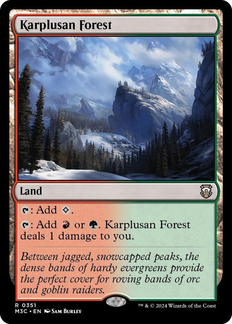 Karplusan Forest [Modern Horizons 3 Commander] | Dumpster Cat Games