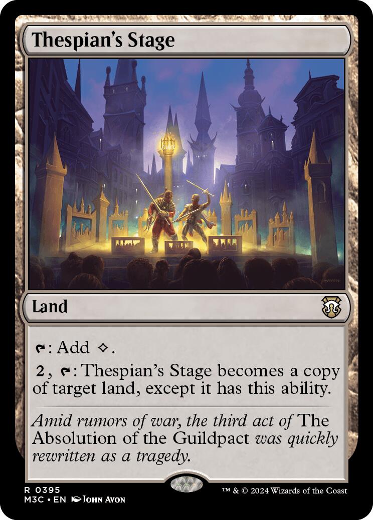 Thespian's Stage [Modern Horizons 3 Commander] | Dumpster Cat Games