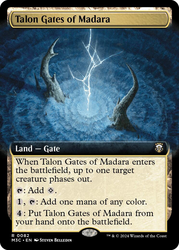 Talon Gates of Madara (Extended Art) [Modern Horizons 3 Commander] | Dumpster Cat Games