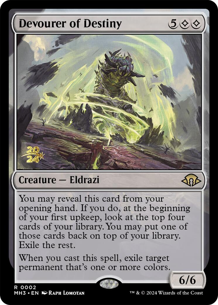 Devourer of Destiny [Modern Horizons 3 Prerelease Promos] | Dumpster Cat Games