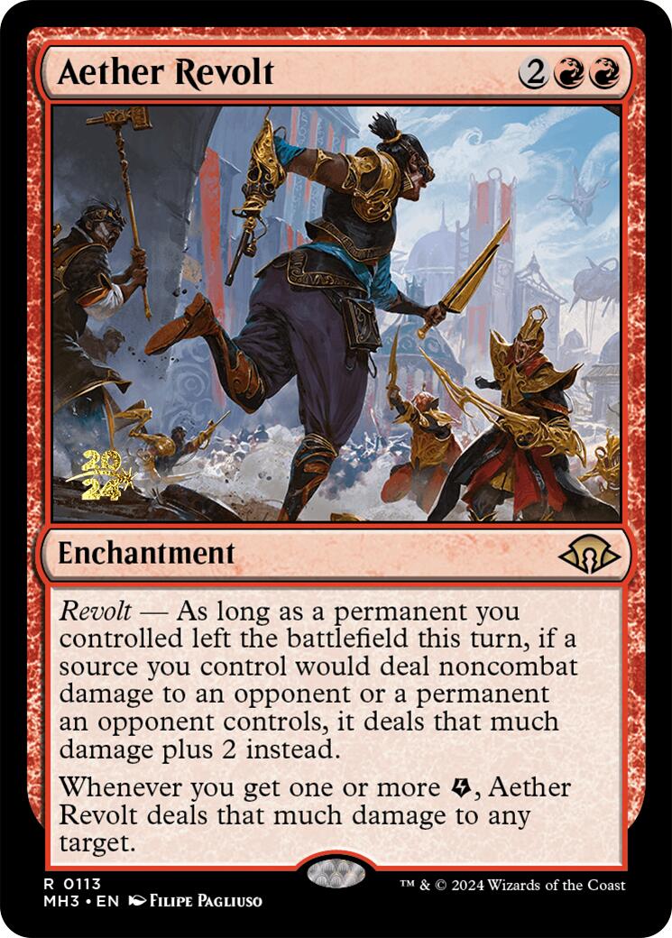 Aether Revolt [Modern Horizons 3 Prerelease Promos] | Dumpster Cat Games