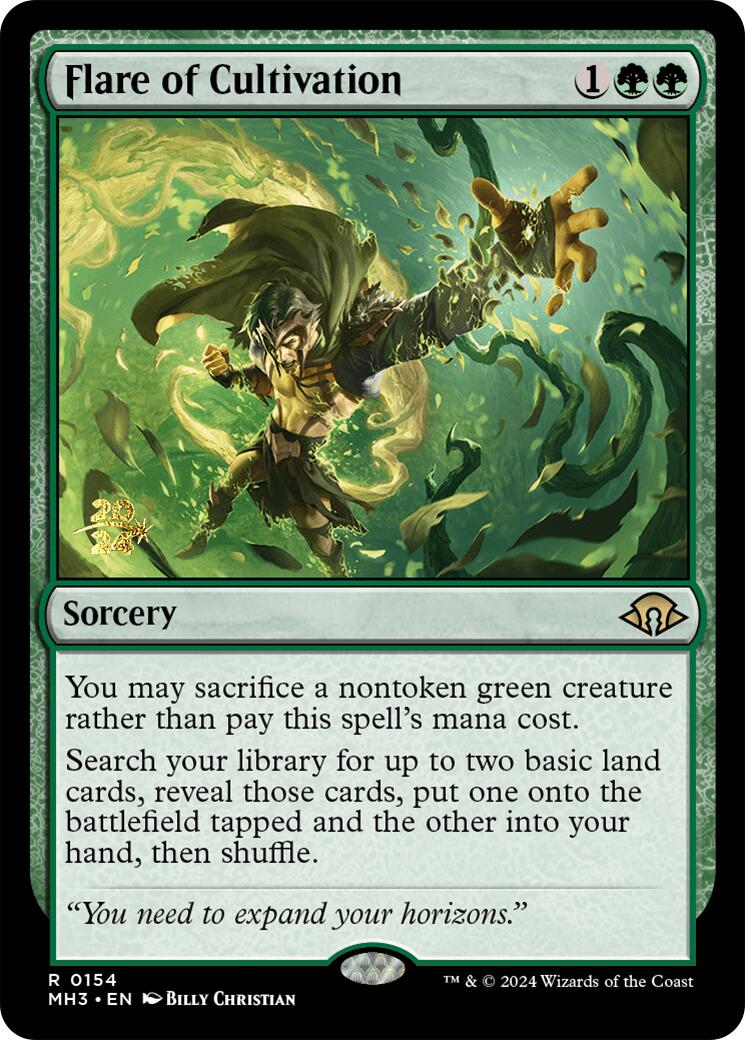 Flare of Cultivation [Modern Horizons 3 Prerelease Promos] | Dumpster Cat Games