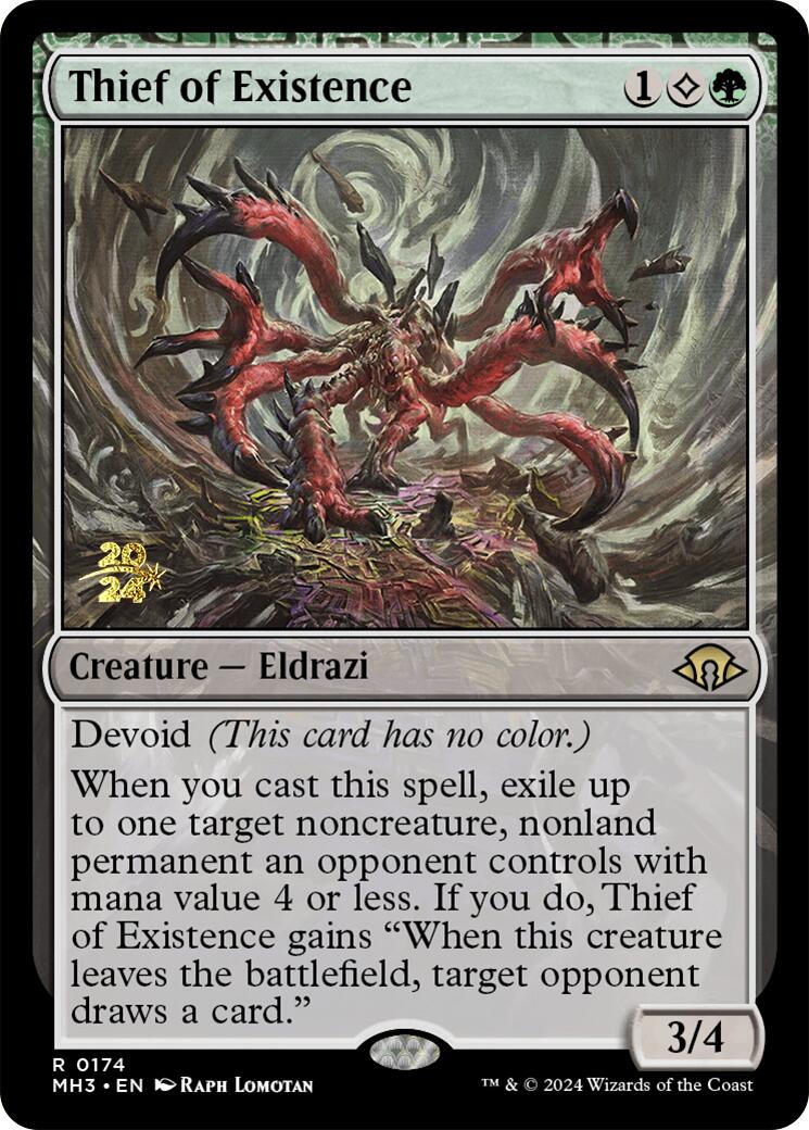 Thief of Existence [Modern Horizons 3 Prerelease Promos] | Dumpster Cat Games