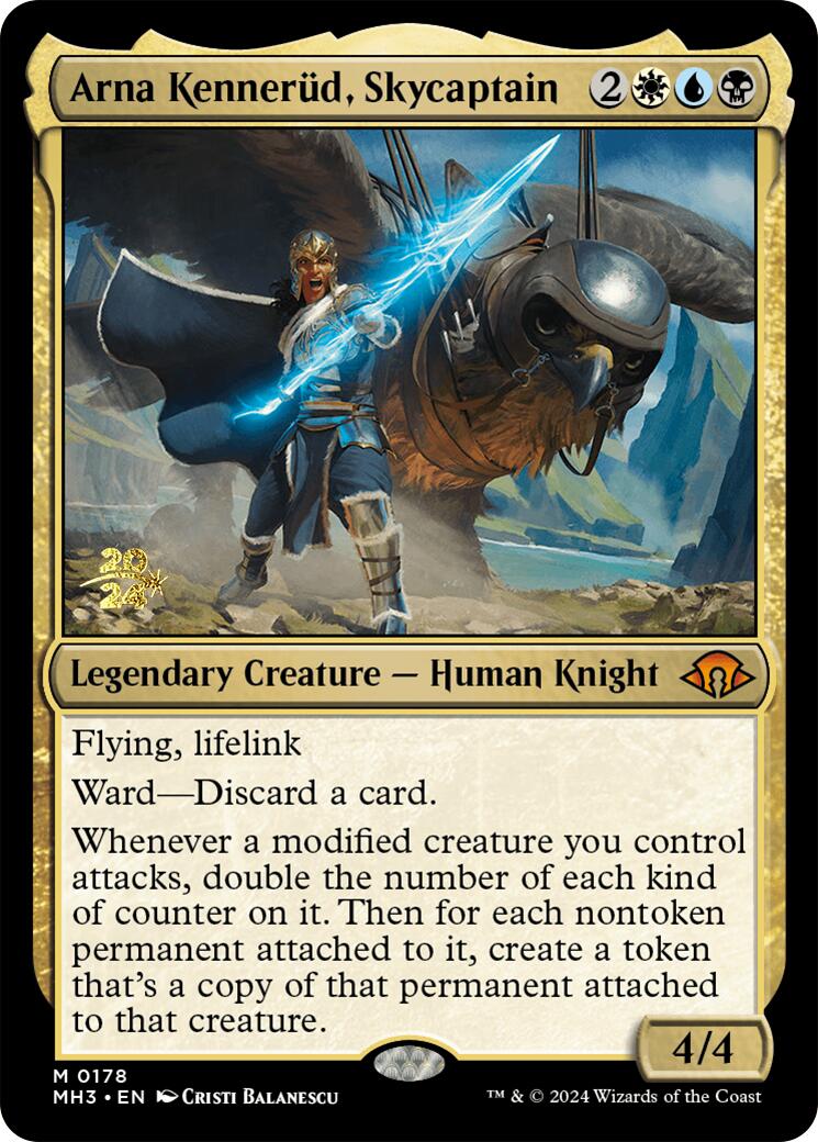 Arna Kennerud, Skycaptain [Modern Horizons 3 Prerelease Promos] | Dumpster Cat Games