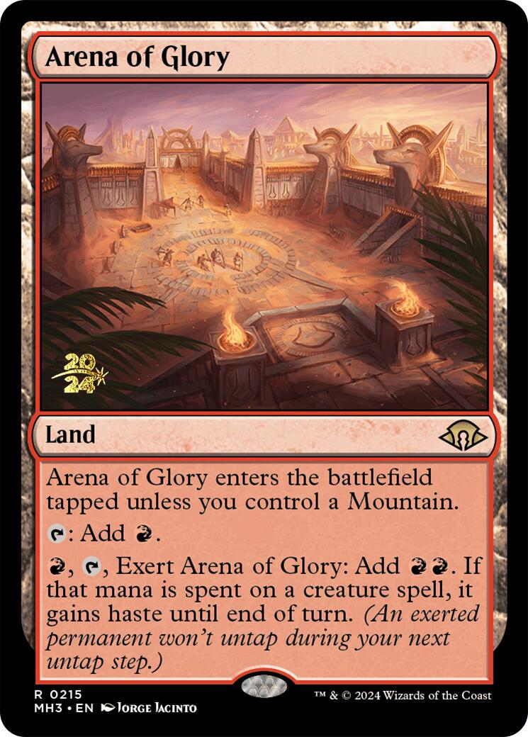 Arena of Glory [Modern Horizons 3 Prerelease Promos] | Dumpster Cat Games