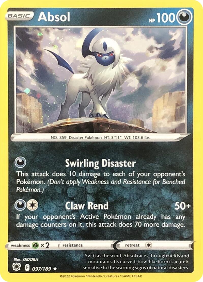 Absol (097/189) (Cosmos Holo) [Miscellaneous Cards] | Dumpster Cat Games