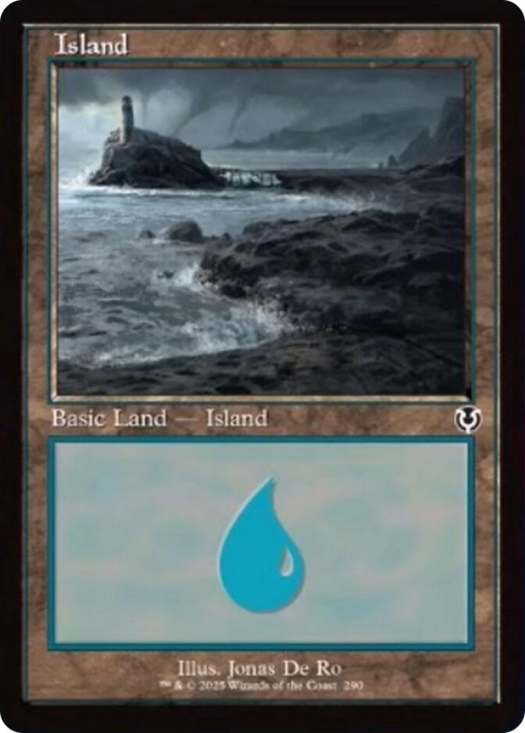 Island (290) (Retro Frame) [Innistrad Remastered] | Dumpster Cat Games