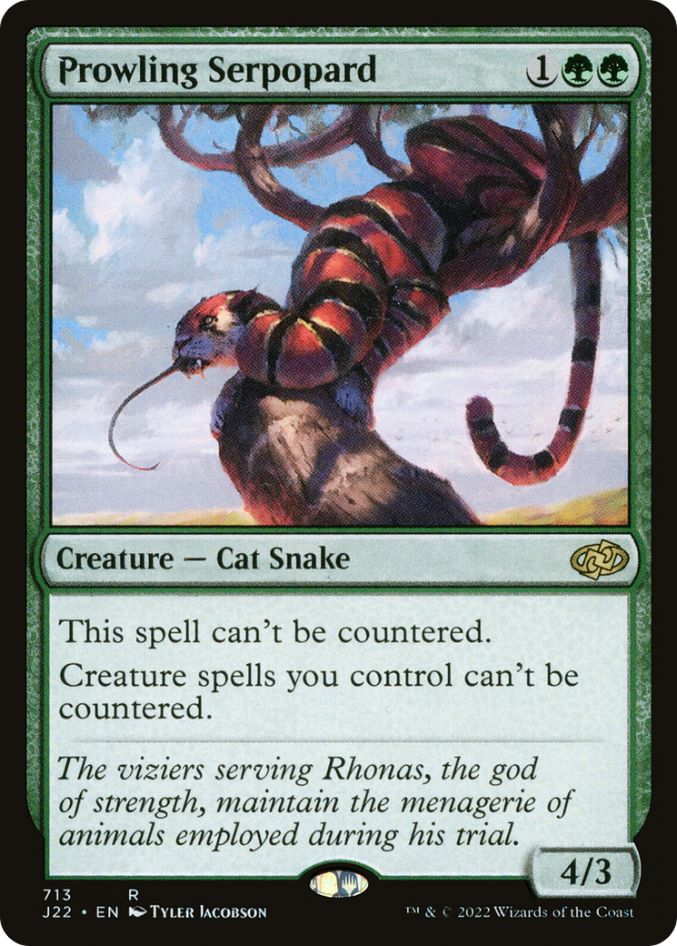 Prowling Serpopard [Jumpstart 2022] | Dumpster Cat Games