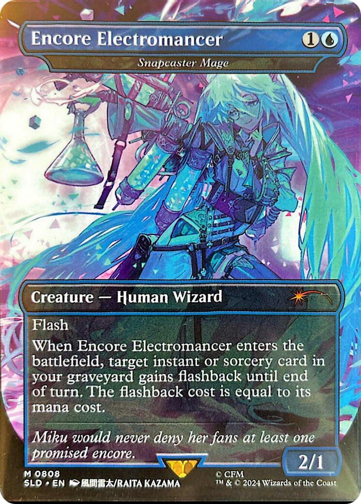 Encore Electromancer - Snapcaster Mage (Rainbow Foil) [Secret Lair Drop Series] | Dumpster Cat Games