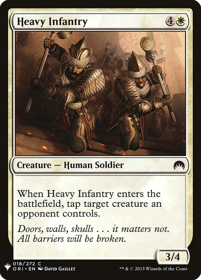 Heavy Infantry [Mystery Booster] | Dumpster Cat Games