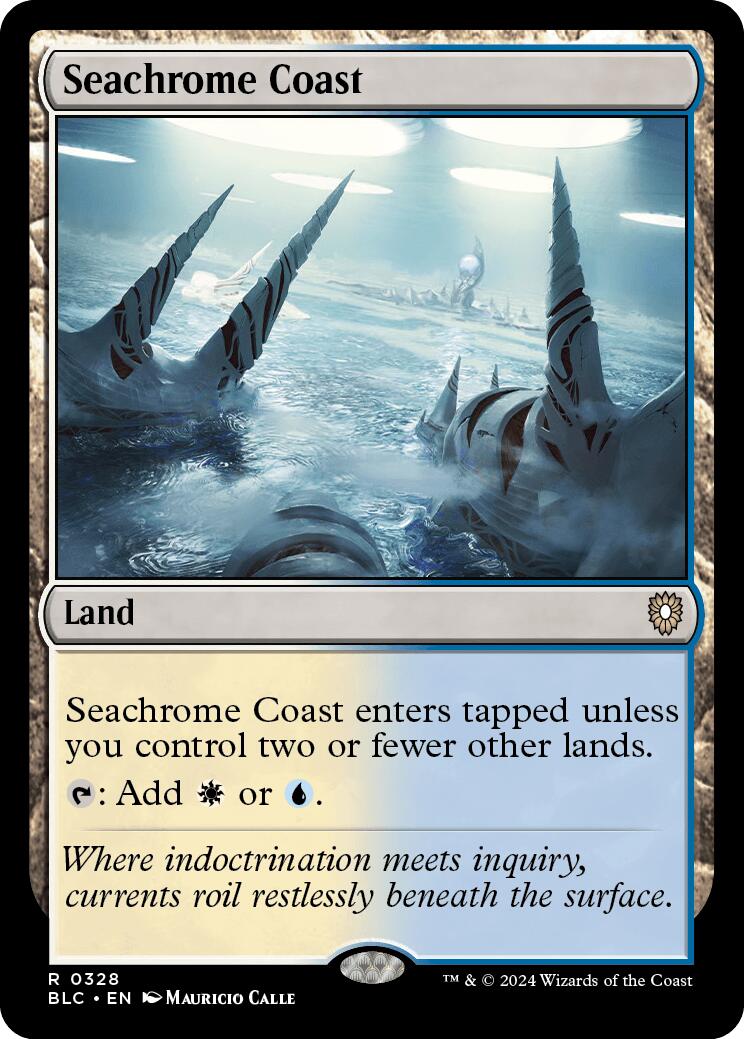 Seachrome Coast [Bloomburrow Commander] | Dumpster Cat Games