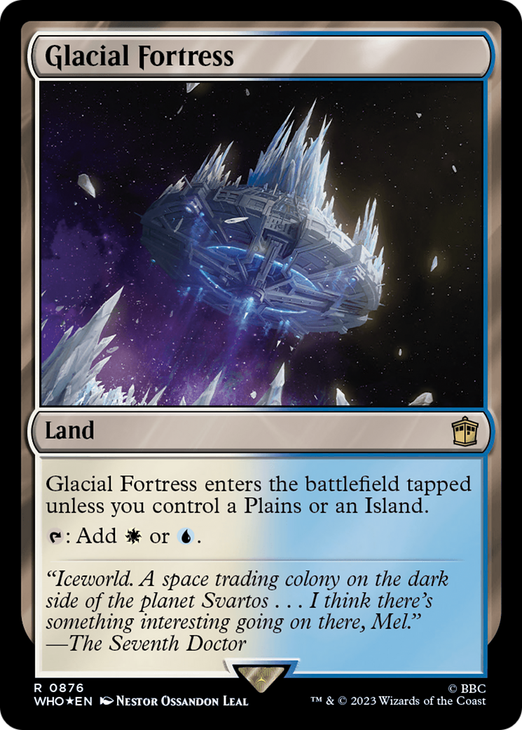 Glacial Fortress (Surge Foil) [Doctor Who] | Dumpster Cat Games