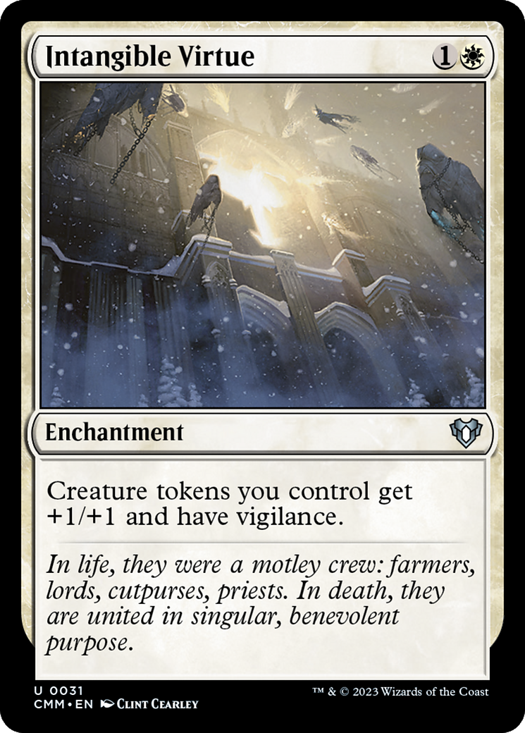 Intangible Virtue [Commander Masters] | Dumpster Cat Games