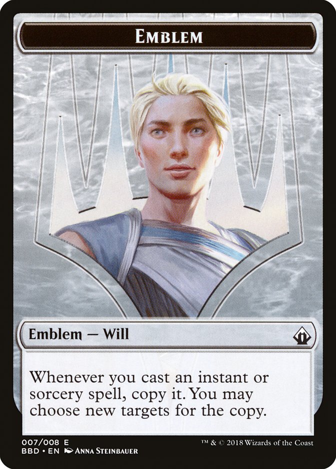 Will Kenrith Emblem [Battlebond Tokens] | Dumpster Cat Games