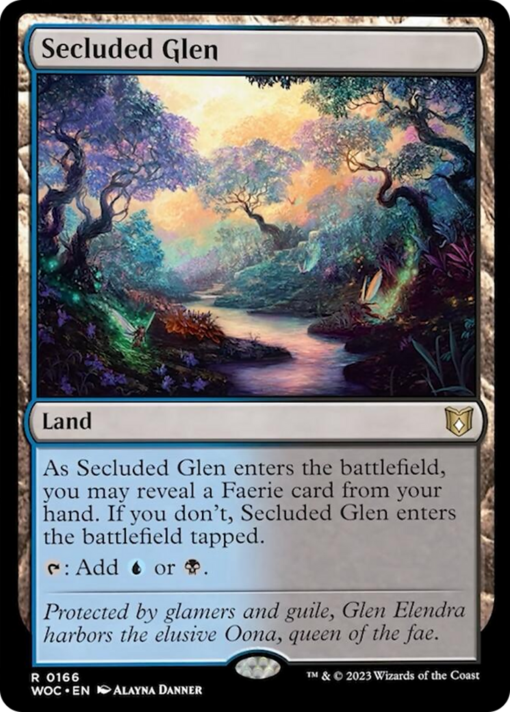 Secluded Glen [Wilds of Eldraine Commander] | Dumpster Cat Games