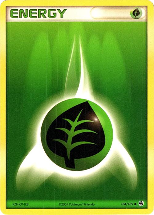 Grass Energy (104/109) (Theme Deck Exclusive) [EX: Ruby & Sapphire] | Dumpster Cat Games