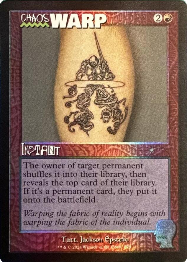 Chaos Warp (Rainbow Foil) [Secret Lair Drop Series] | Dumpster Cat Games