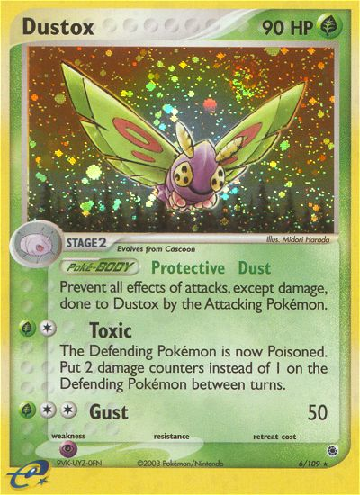 Dustox (6/109) [EX: Ruby & Sapphire] | Dumpster Cat Games