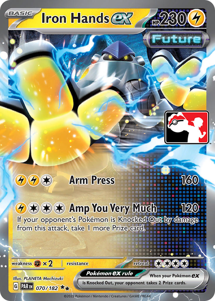 Iron Hands ex (070/182) [Prize Pack Series Five] | Dumpster Cat Games