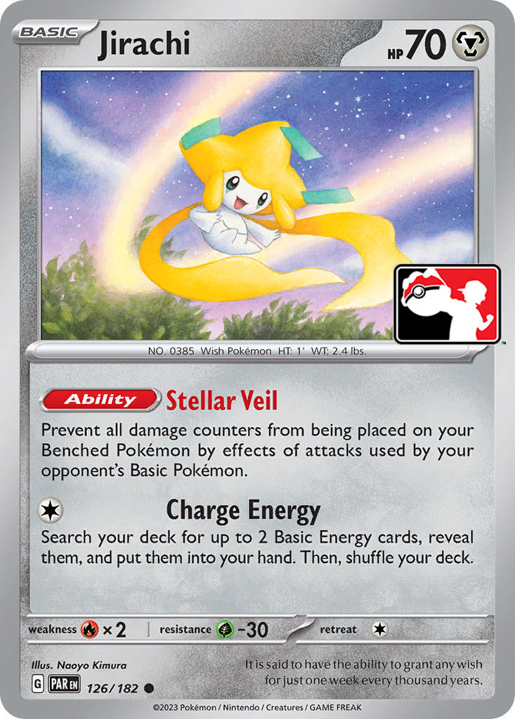 Jirachi (126/182) [Prize Pack Series Five] | Dumpster Cat Games