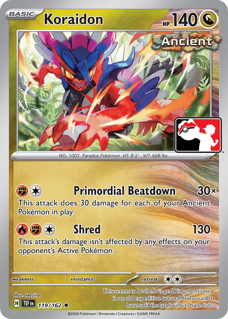 Koraidon (119/162) [Prize Pack Series Five] | Dumpster Cat Games