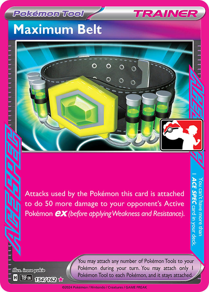 Maximum Belt (154/162) [Prize Pack Series Five] | Dumpster Cat Games