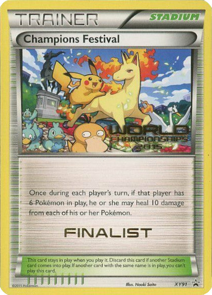 Champions Festival (XY91) (2015 Finalist) [XY: Black Star Promos] | Dumpster Cat Games