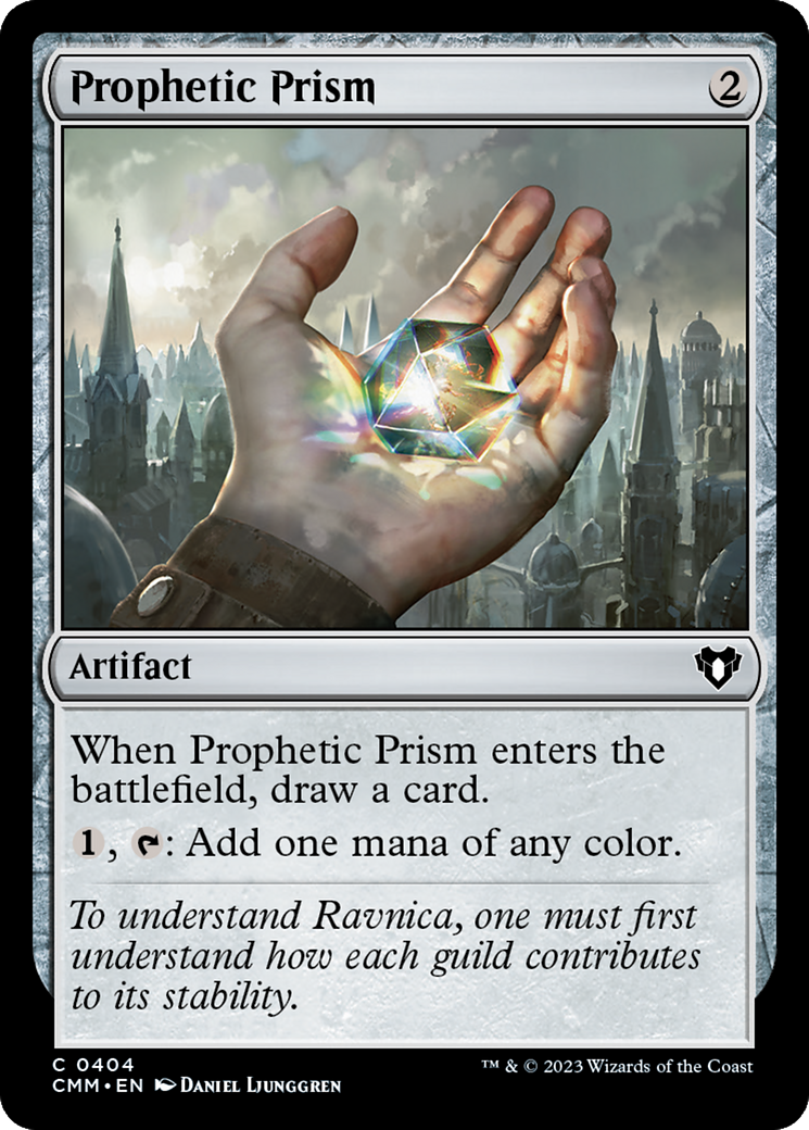 Prophetic Prism [Commander Masters] | Dumpster Cat Games