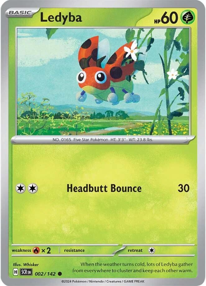 Ledyba (002/142) [Scarlet & Violet: Stellar Crown] | Dumpster Cat Games