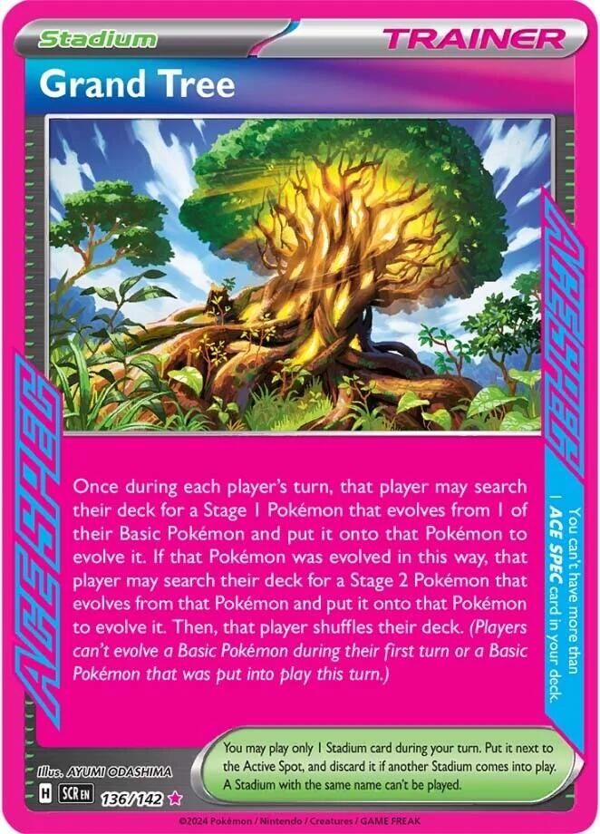 Grand Tree (136/142) [Scarlet & Violet: Stellar Crown] | Dumpster Cat Games